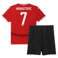 Österrike Marko Arnautovic #7 Hemmatröja Barn EM 2024 Kortärmad (+ Korta byxor)